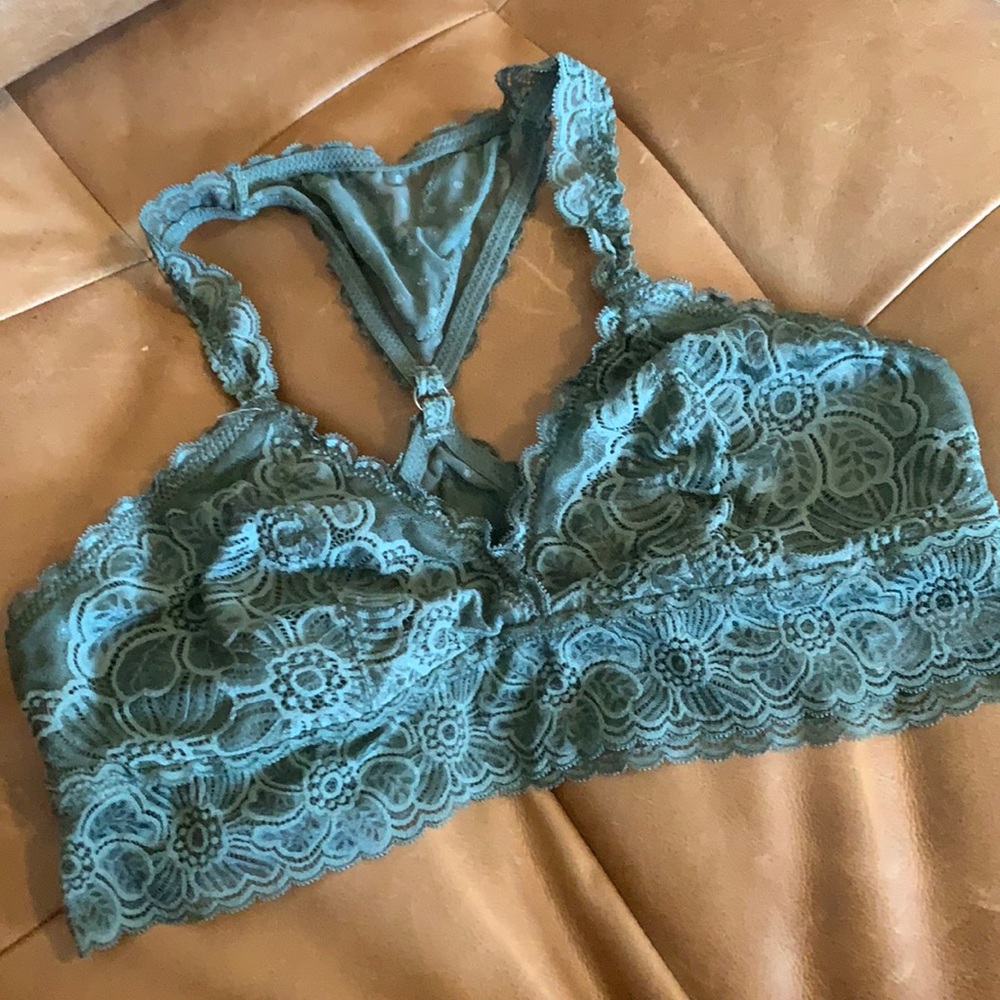 Hunter green Aerie bralette size L